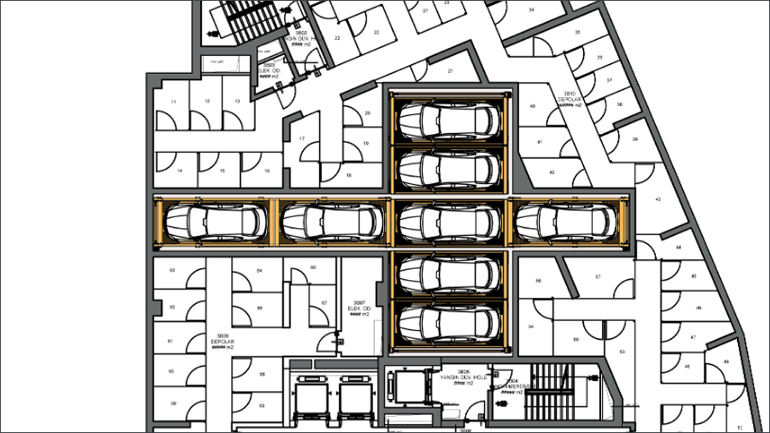 Parkolay Parking System Layout